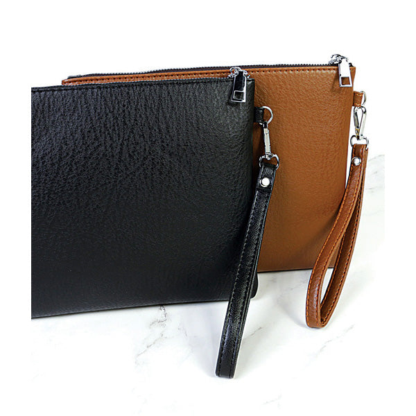 BAG-001 Armano Zip Clutch Bag