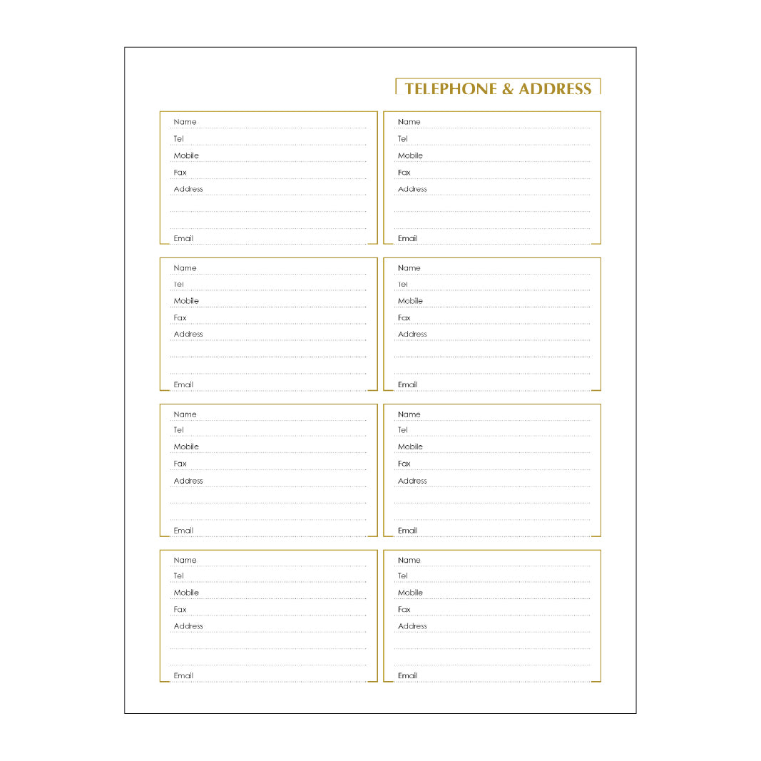 CPD - A4 Planner Format