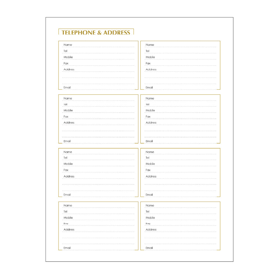 CPD - A4 Planner Format