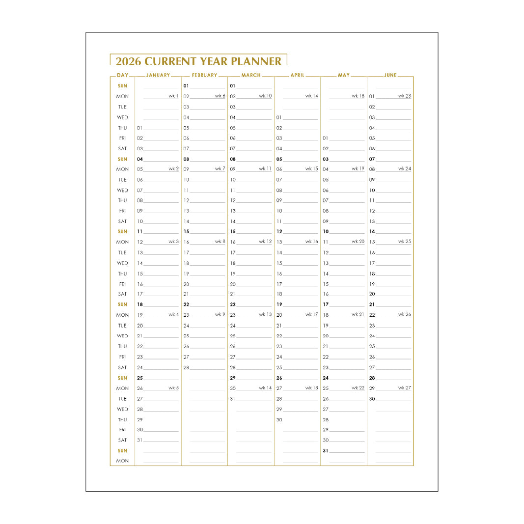 CPD - A4 Planner Format