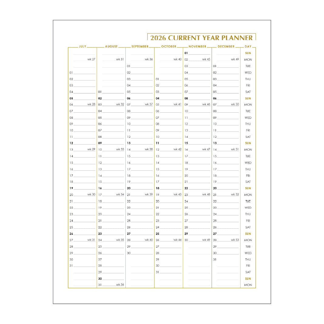 CPD - A4 Planner Format