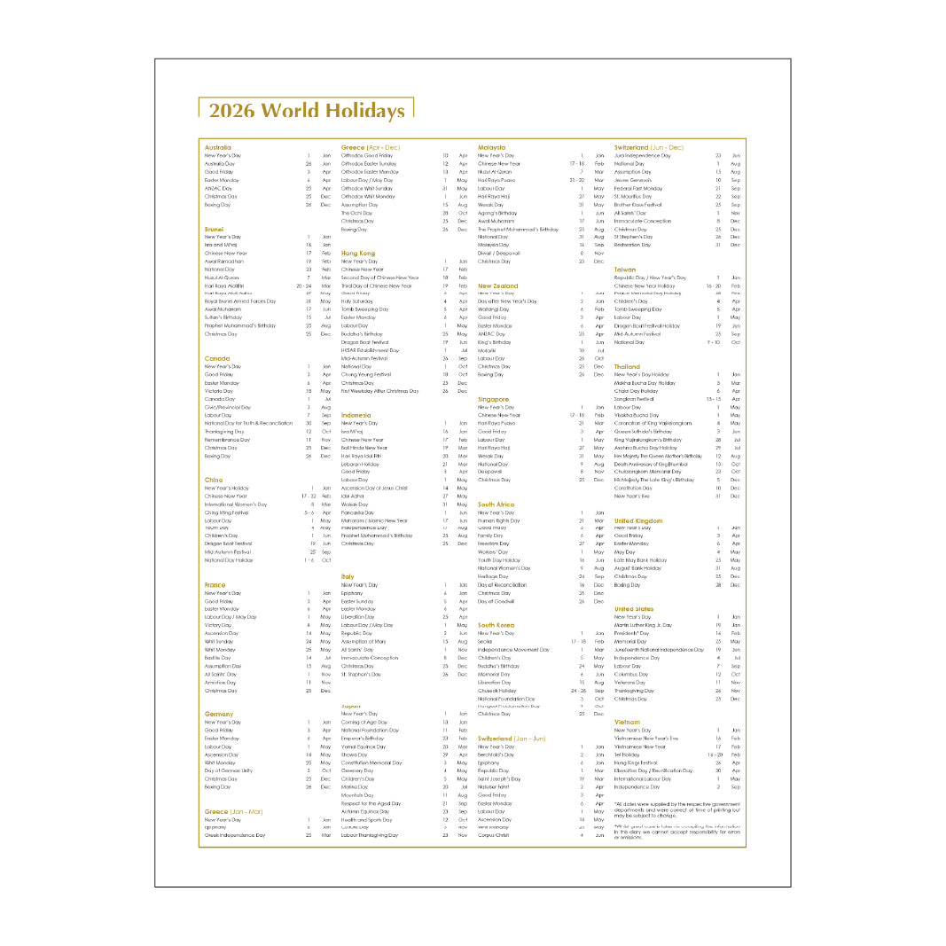 CPD - A4 Planner Format