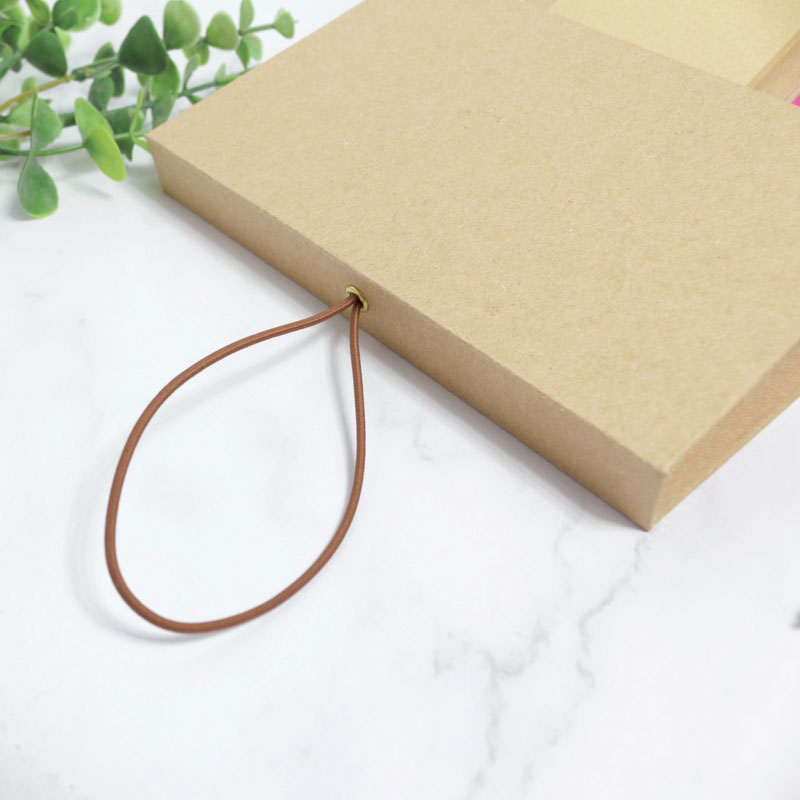 ECO-002 STICCO Eco Sticky Hard Cover Notepad with Elastic String