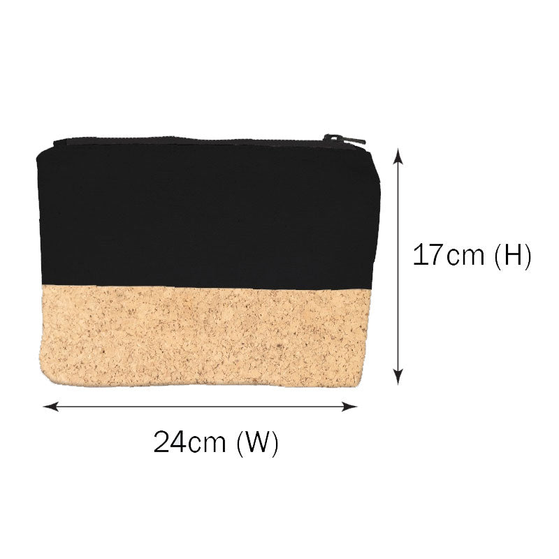 GG-120 Cotton Cork Multi-Purpose Zipper Pouch
