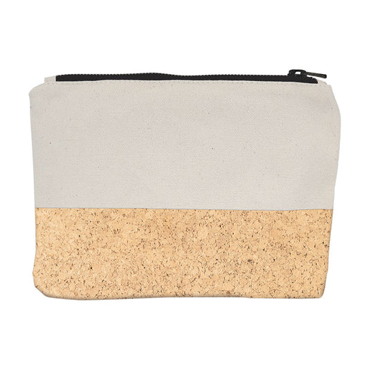 GG-120 Cotton Cork Multi-Purpose Zipper Pouch