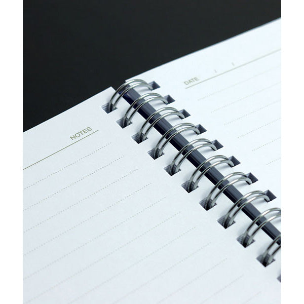 DMA-207 Grid Hard Cover Wire-O Notebook