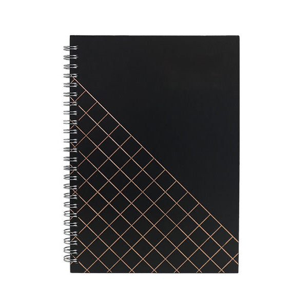 DMA-207 Grid Hard Cover Wire-O Notebook