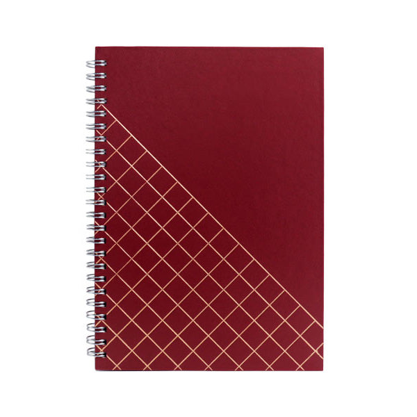 DMA-207 Grid Hard Cover Wire-O Notebook