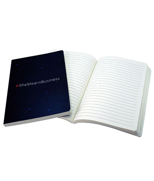 Soft Cover Sewn Notebook with Art Card Cover
