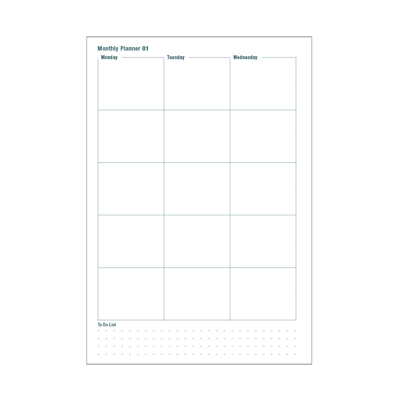 A5S - UNP Planner 80_White