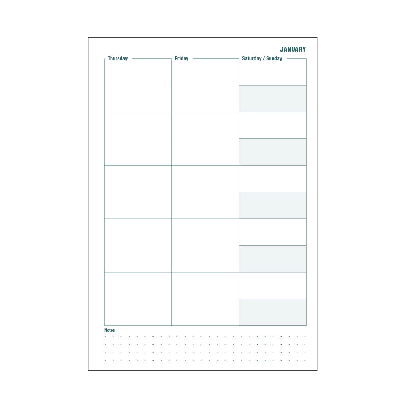 A5S - UNP Planner 80_White