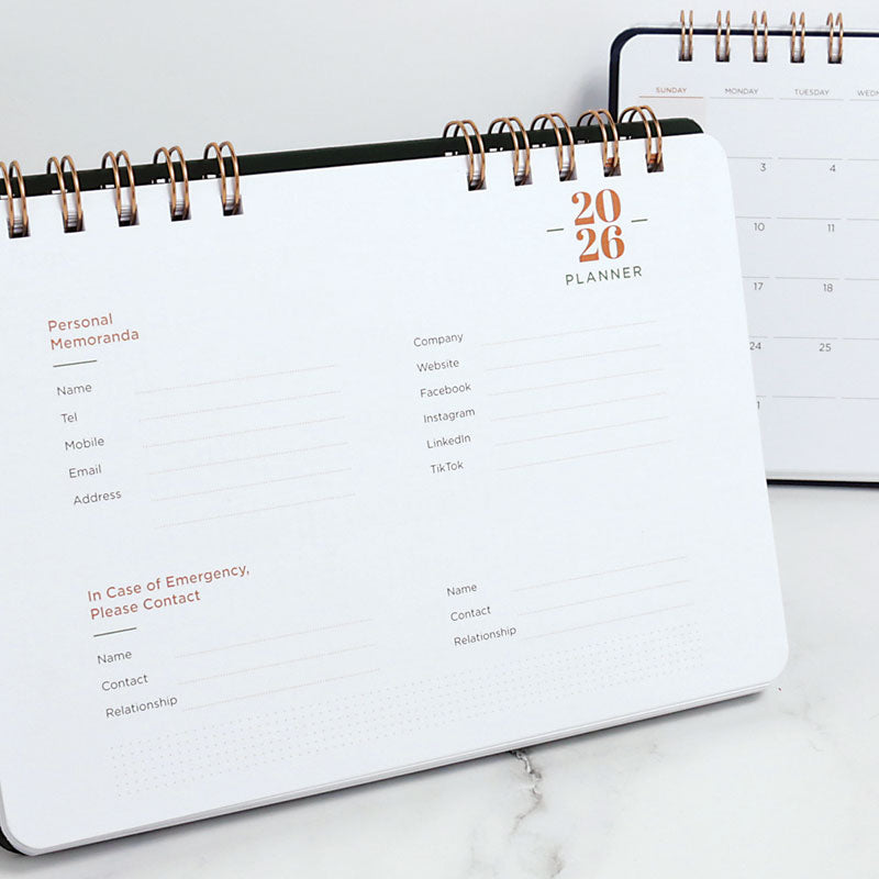 DMA-206 Luxeworld Calendar Notebook 2026