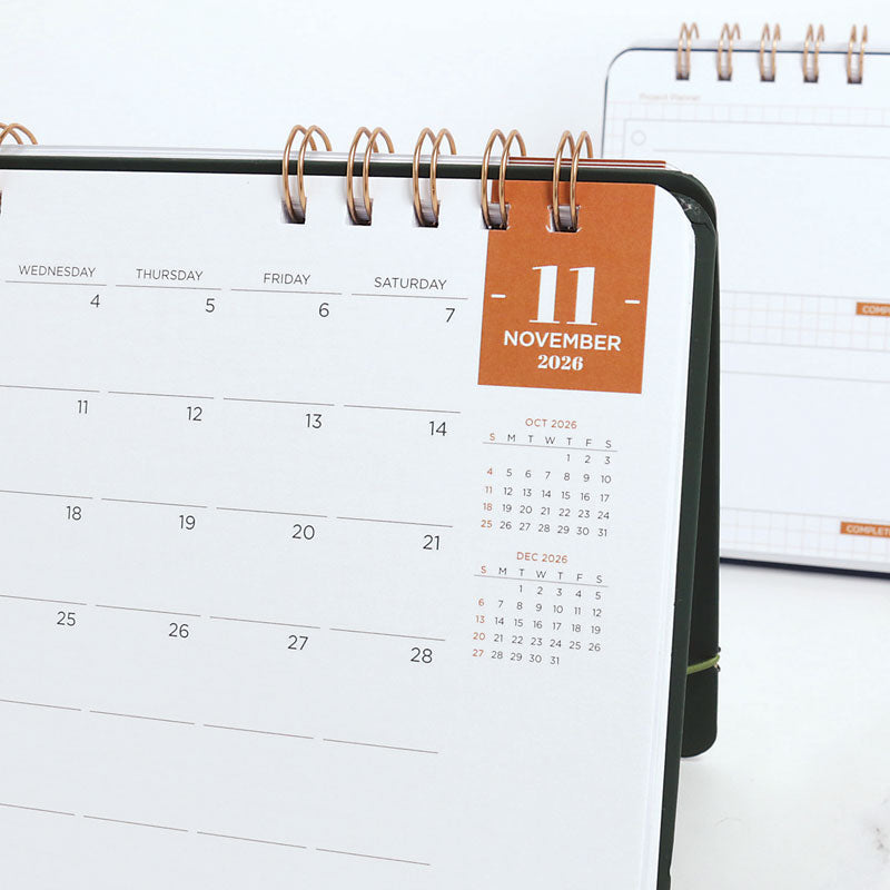 DMA-206 Luxeworld Calendar Notebook 2026