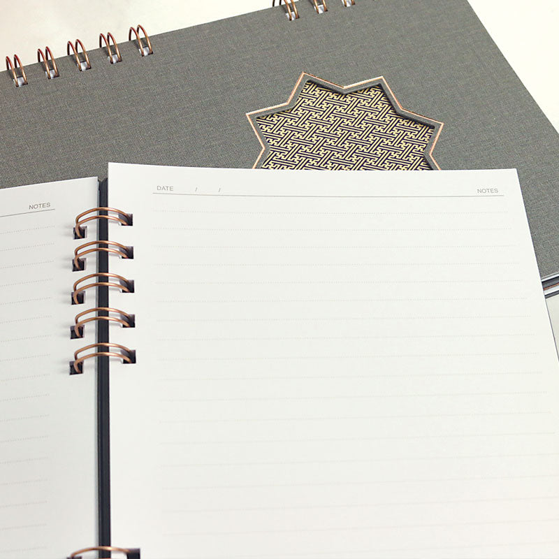 DMA-221 NAJMA Islamic-Inspired PU Leather Notebook