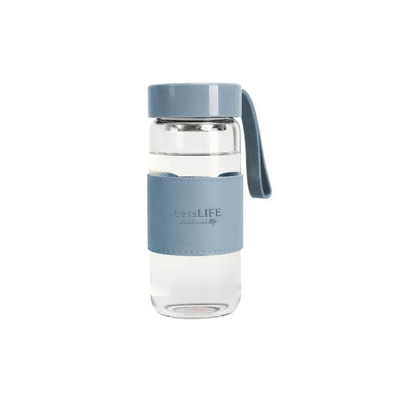 DRW-003 Aquatic Glass Bottle With PU Sleeve
