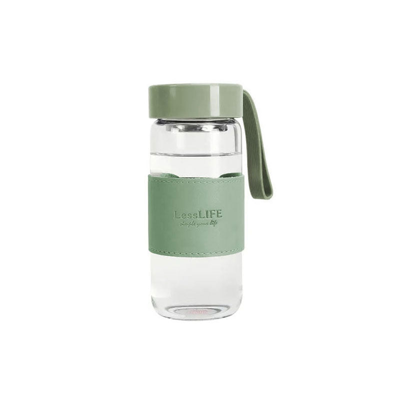 DRW-003 Aquatic Glass Bottle With PU Sleeve