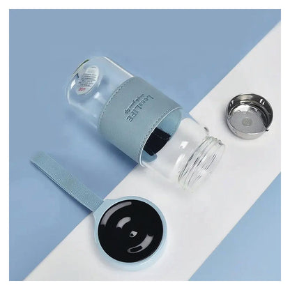DRW-003 Aquatic Glass Bottle With PU Sleeve
