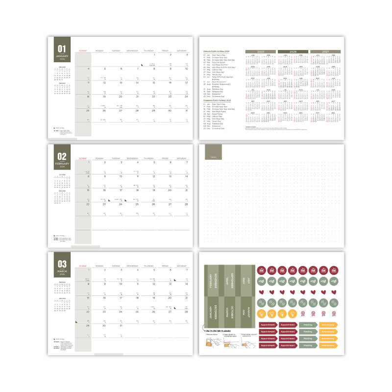 CAL-029 Pioneer Calendar