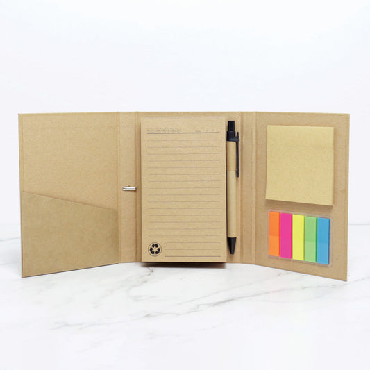 ECO-002 STICCO Eco Sticky Hard Cover Notepad with Elastic String