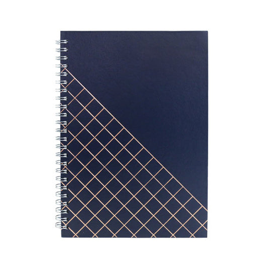 DMA-207 Grid Hard Cover Wire-O Notebook