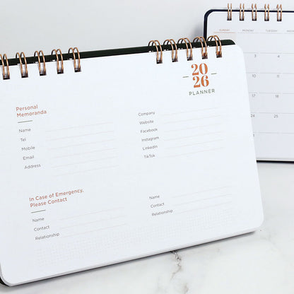 DMA-206 Luxeworld Calendar Notebook 2026