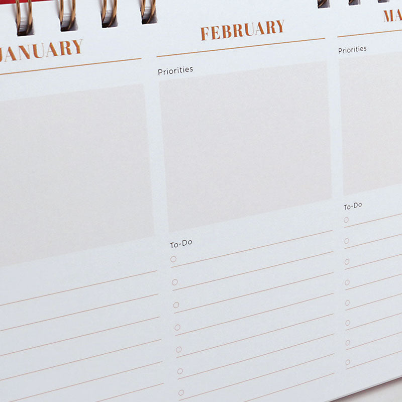 DMA-206 Luxeworld Calendar Notebook 2026